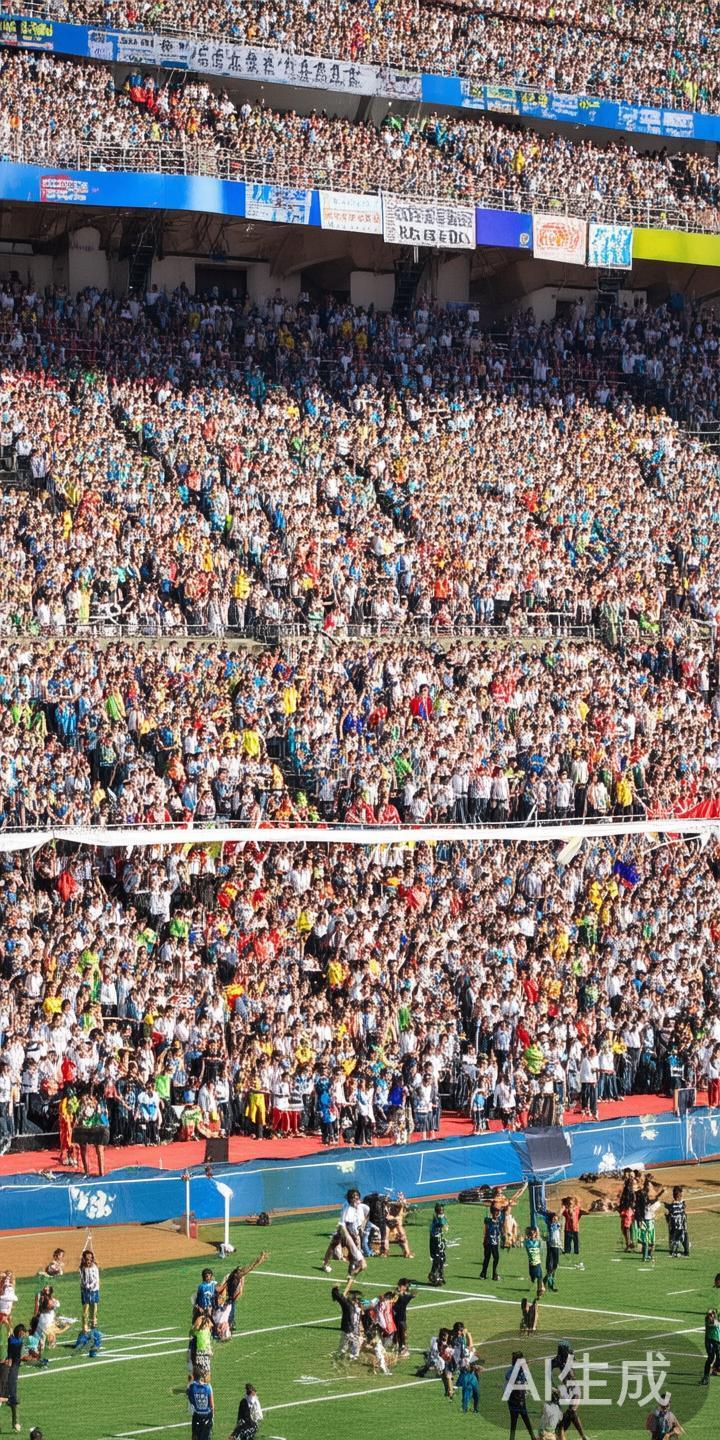 现场的氛围由热情的观众共同营造。来自不同年龄层的市